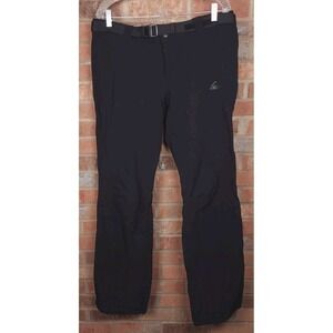 McKinley Hiking Belted Pants Flinders II‎ Dry Climate Black Size Large